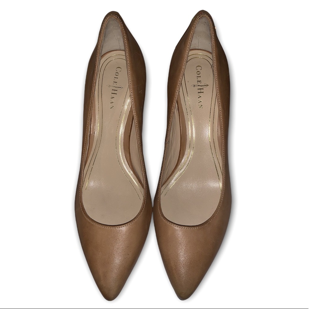 Cole Haan X Nike Air Nude Leather Heels